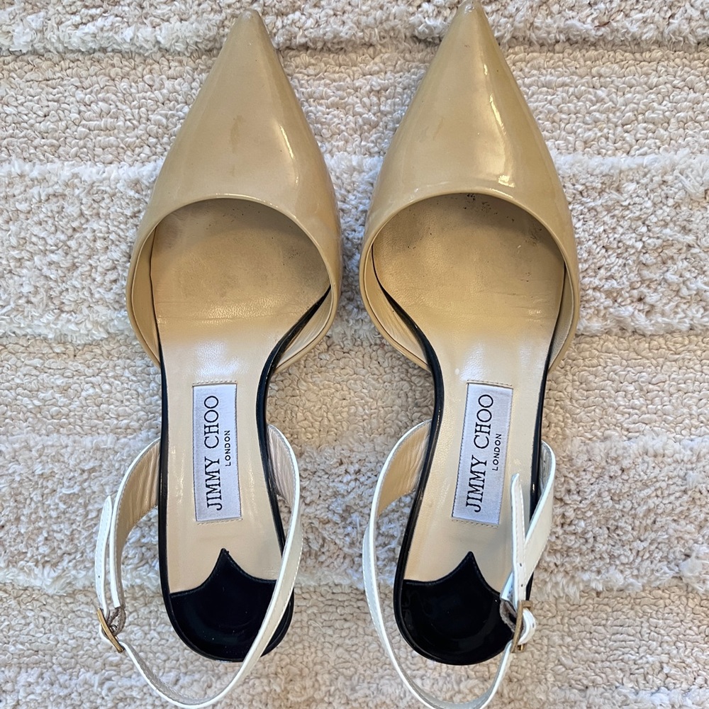 Jimmy Choo sling back heels